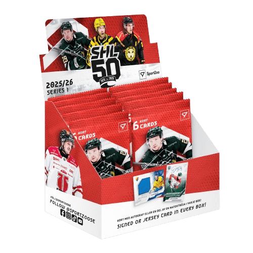 2025-2026 Svenska hockeyligan SHL 1. series Retail box - hockey cards
