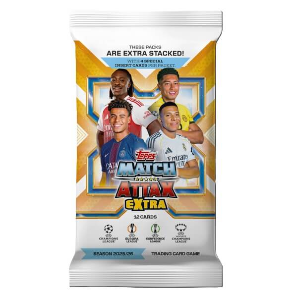 2025-2026 Topps Match Attax Extra Booster pack