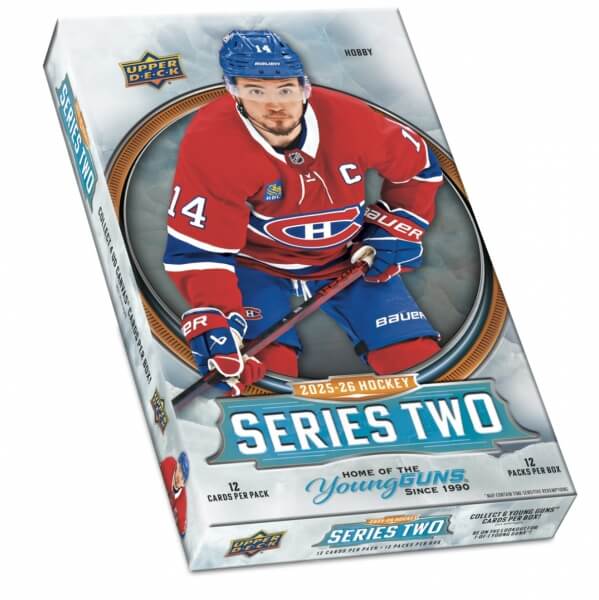 2025-2026 NHL Upper Deck Series Two Hobby Box - hockey cards