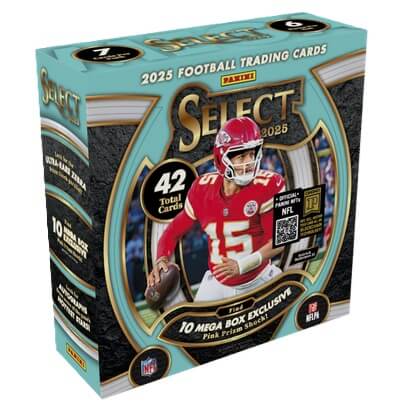 2025 Panini Select Football Mega Box - American Football Cards