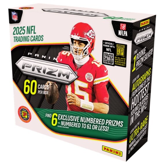 2025 Panini Prizm Football Hobby Box International - American Football Cards