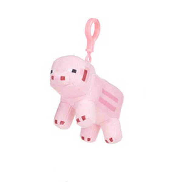 Plush Minecraft Pendant - Pig - 12 cm