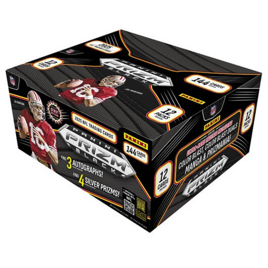 2025 Panini Prizm Black NFL Football Hobby Box - American Football Cards