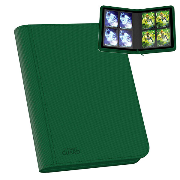 Ultimate Guard 4-Pocket ZipFolio XenoSkin Green Card Album