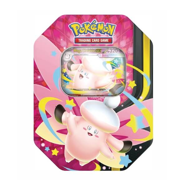Pokémon Mega Moonlit Tin - Mega Clefable ex
