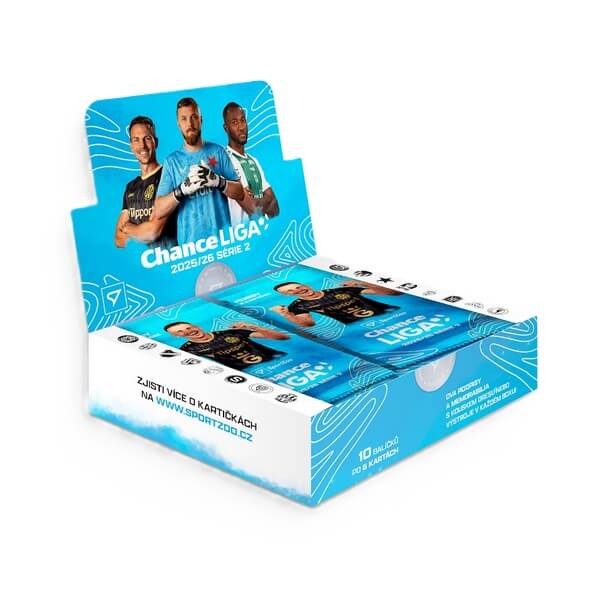 Soccer cards Chance league 2025-2026 2nd series Hobby box 