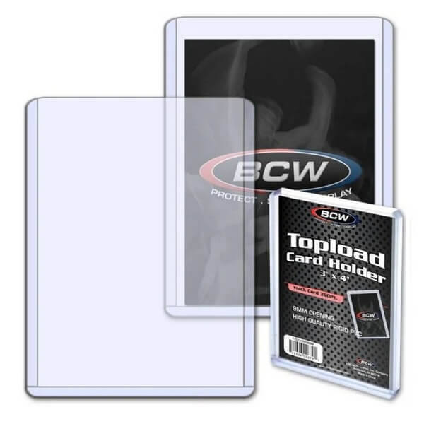 Toploader BCW 3x4 Thick Card Topload Holder 240 PT - 10 ks