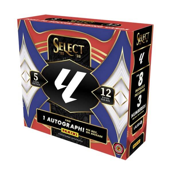 2025-2026 Panini Select La Liga Soccer Hobby International Box - soccer cards