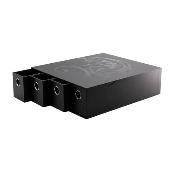 Dragon Shield Fortress horizontal card drawers - black