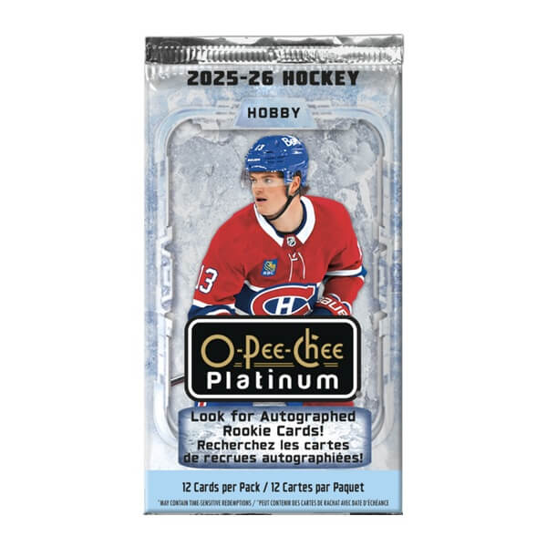 2025-2026 NHL UD O-Pee-Chee Platinum Hobby Pack - hockey cards