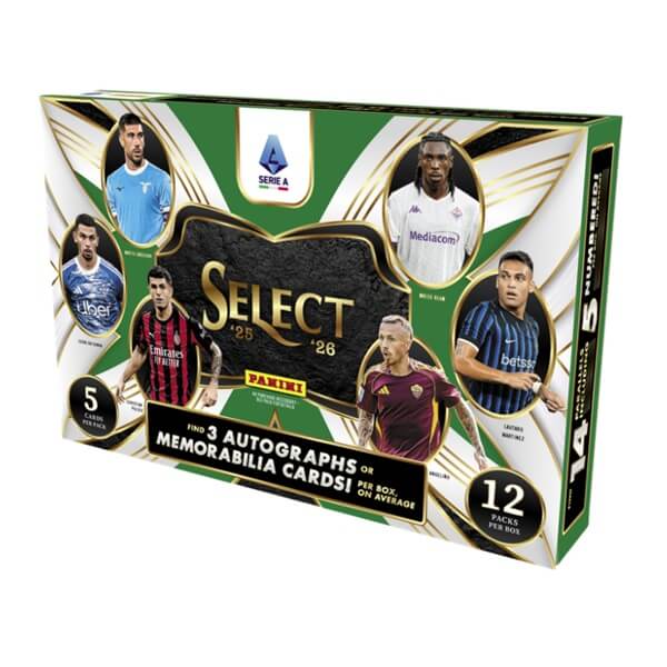 2025-2026 Panini Select Serie A Hobby Box - soccer cards