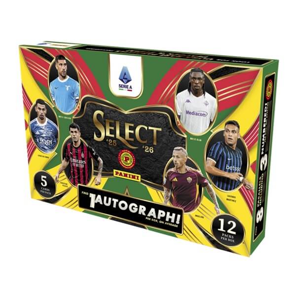 2025-2026 Panini Select Serie A International Hobby Box - soccer cards