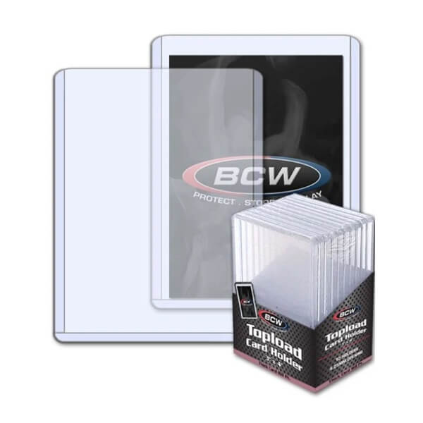 Toploader BCW 3x4 Thick Cards 168 PT - 10 pcs