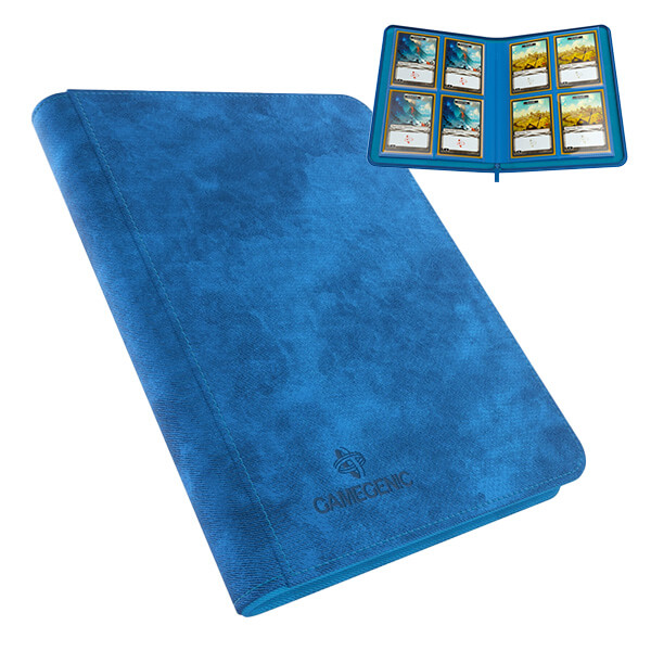 Gamegenic Zip-Up 4-Pocket Card Album - Blue