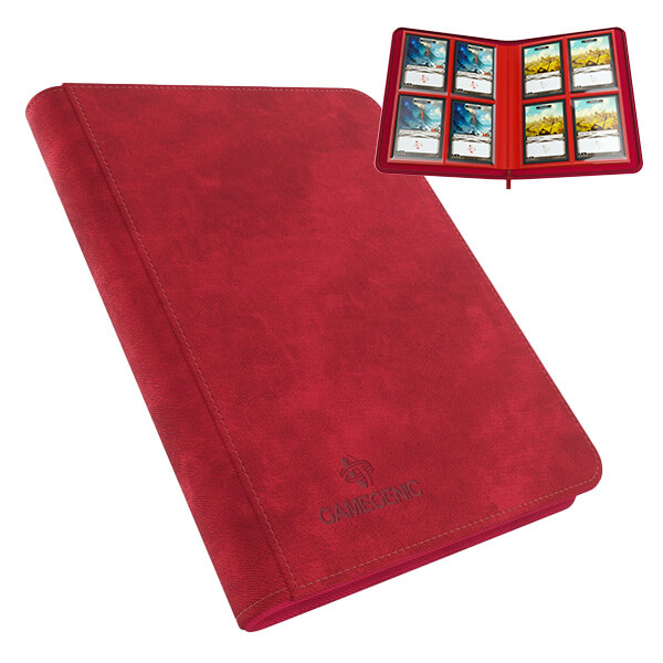 Gamegenic Zip-Up 4-Pocket Card Album - Red
