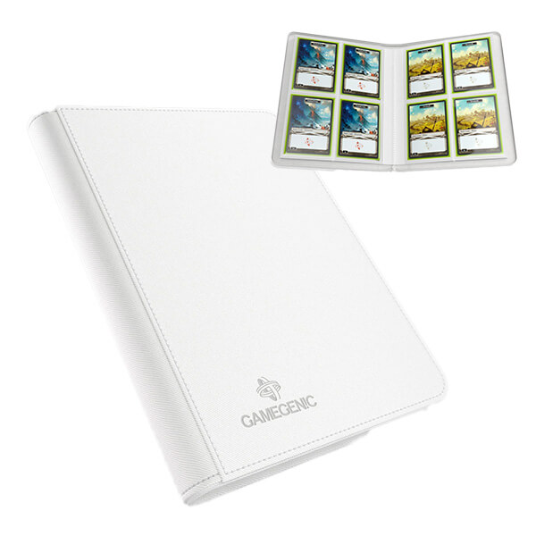 Gamegenic Zip-Up 4-Pocket Card Album - White