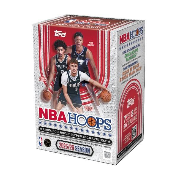 2025-2026 NBA Cards Topps Hoops Basketball - Blaster Box