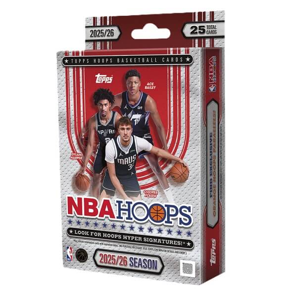 2025-2026 NBA Cards Topps Hoops Basketball - Hanger Box