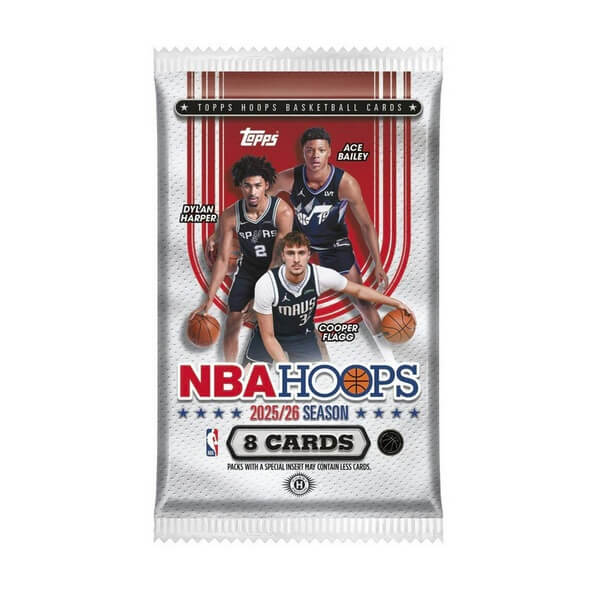 2025-2026 NBA Cards Topps Hoops Basketball - Hobby Pack