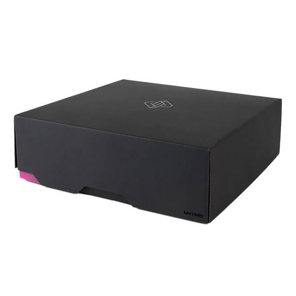 Black cardboard box for Raw2Rare cards (3,800 cards)