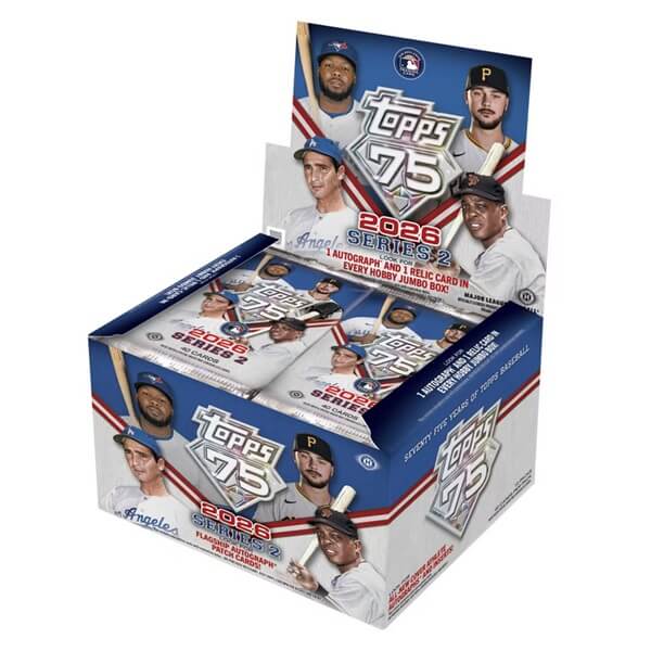 2026 Topps Series 2 Baseball Hobby Jumbo Box - MLB Trading Cards