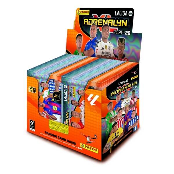 Soccer cards Panini LaLiga 2025/2026 Adrenalyn Booster Box