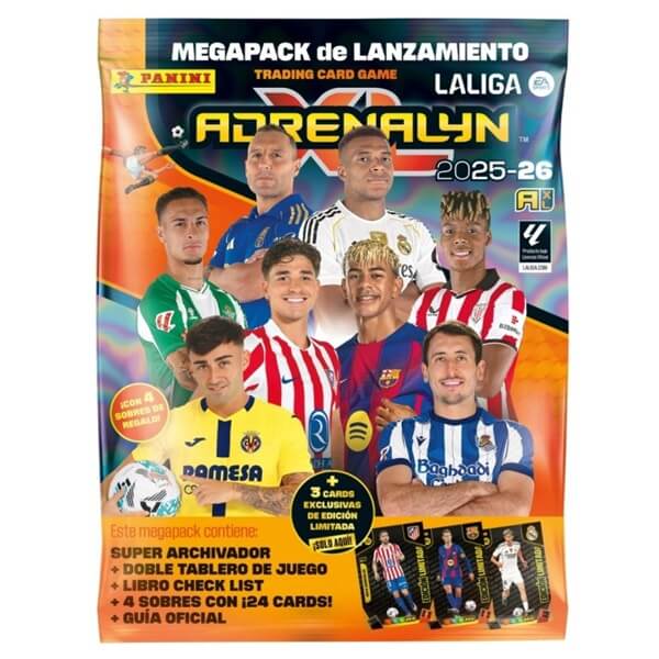 Soccer cards Panini LaLiga 2025/2026 Adrenalyn Starter Set