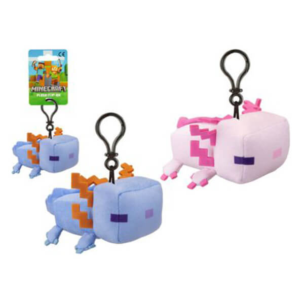 Plush Minecraft Pendant - Axolotl (2 variants) - 13 cm
