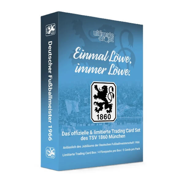 2026 Ultimate Dropz Once a Lion, Always a Lion TSV 1860 München Hobby Box - Soccer Cards