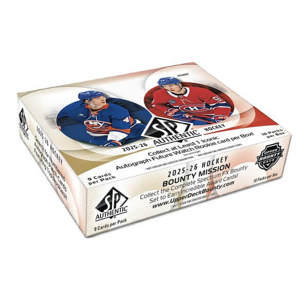 2025-2026 Upper Deck SP Authentic Hockey Hobby Box - hockey cards