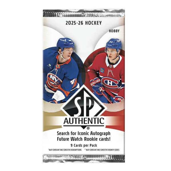 2025-2026 Upper Deck SP Authentic Hockey Hobby Pack - hockey cards