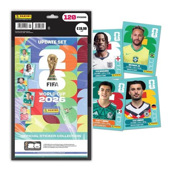 FIFA World Cup 2026 Sticker Collection Update Set - Soccer Stickers