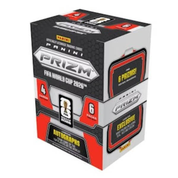 2026 Panini Prizm FIFA World Cup Soccer Blaster Box - Teal, Red, Green - soccer cards