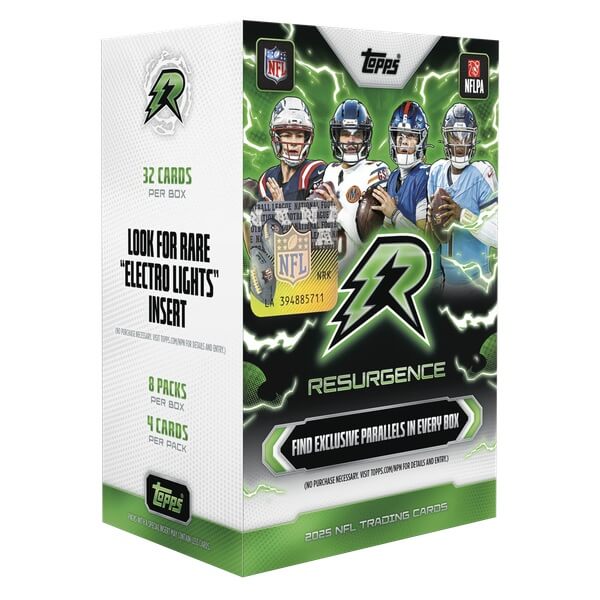 2025 Topps Resurgence Football Blaster Box - NFL Cards