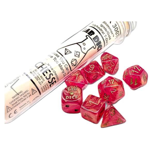 Die Set Lab Shimmer Ignis/Gold Polyhedral (CHX 30076) - 7 pieces