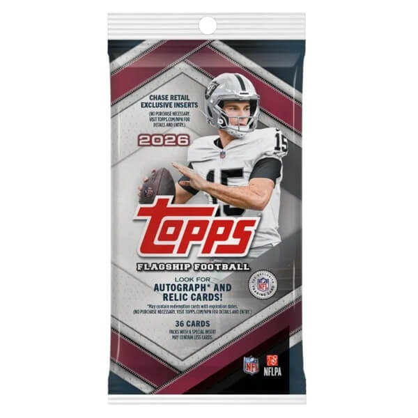 2026 Topps Flagship Football Fat Pack - NFL Cards