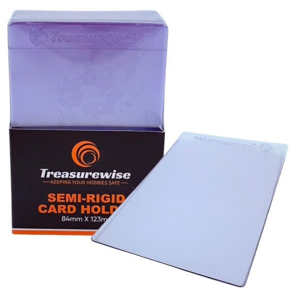TreasureWise Semi-Rigid Card Holder - 50 pcs