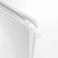 Gamegenic Zip-Up 24-Pocket White Card Album