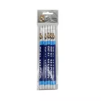 School pencil with eraser Real Madrid - 6 pcs