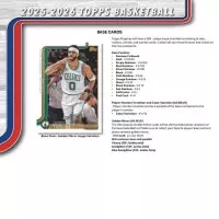 2025-2026 NBA Cards Topps Basketball Hobby Box