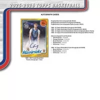 2025-2026 NBA Cards Topps Basketball Hobby Box