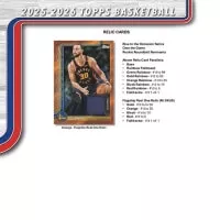 2025-2026 NBA Cards Topps Basketball Hobby Box