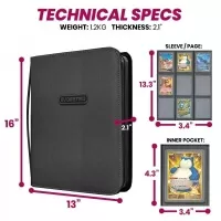 Evoretro Shield+ Topload Cards Binder 9-Pocket - Purple (216 cards)