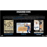2024-25 Upper Deck Engrained Icons Hockey Hobby Box - hockey cards