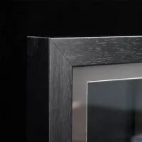 Evoretro wooden frame for 3 graded cards with UV protection