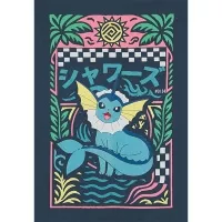 Pokémon t-shirt Vaporeon - motif on the back