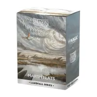 MTG DS Matte Dual Art card Sleeves Marsh Flats 100 box