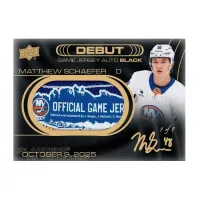 Hockey cards NHL 25 26 Upper Deck Extended Series Hockey Schaefer