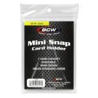 BCW Mini Snap Card Holder 20 pt