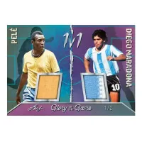 2026 Leaf Glory of the Game Soccer Trading Cards Pelé, Maradona